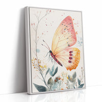 AL0028 - Premium Art Print - White Framed Canvas image 1