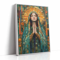 AL0032 - Premium Art Print - White Framed Canvas image 1