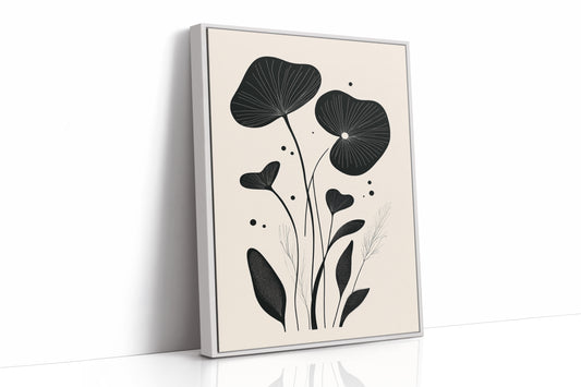 AL0034 - Premium Art Print - White Framed Canvas image 1