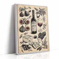 AL0035 - Premium Art Print - White Framed Canvas image 1