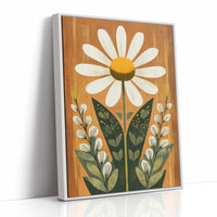 AL0037 - Premium Art Print - White Framed Canvas image 1