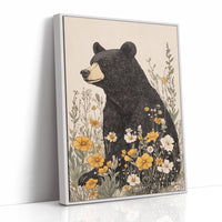 AL0039 - Premium Art Print - White Framed Canvas image 1
