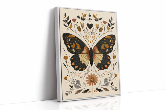 AL0040 - Premium Art Print - White Framed Canvas image 1