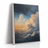 AL0043 - Premium Art Print - White Framed Canvas image 1