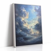 AL0046 - Premium Art Print - White Framed Canvas image 1