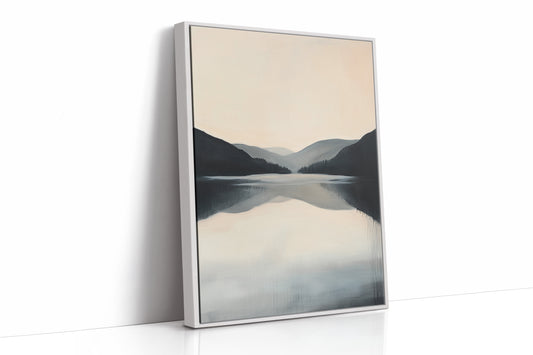 AL0050 - Premium Art Print - White Framed Canvas image 1