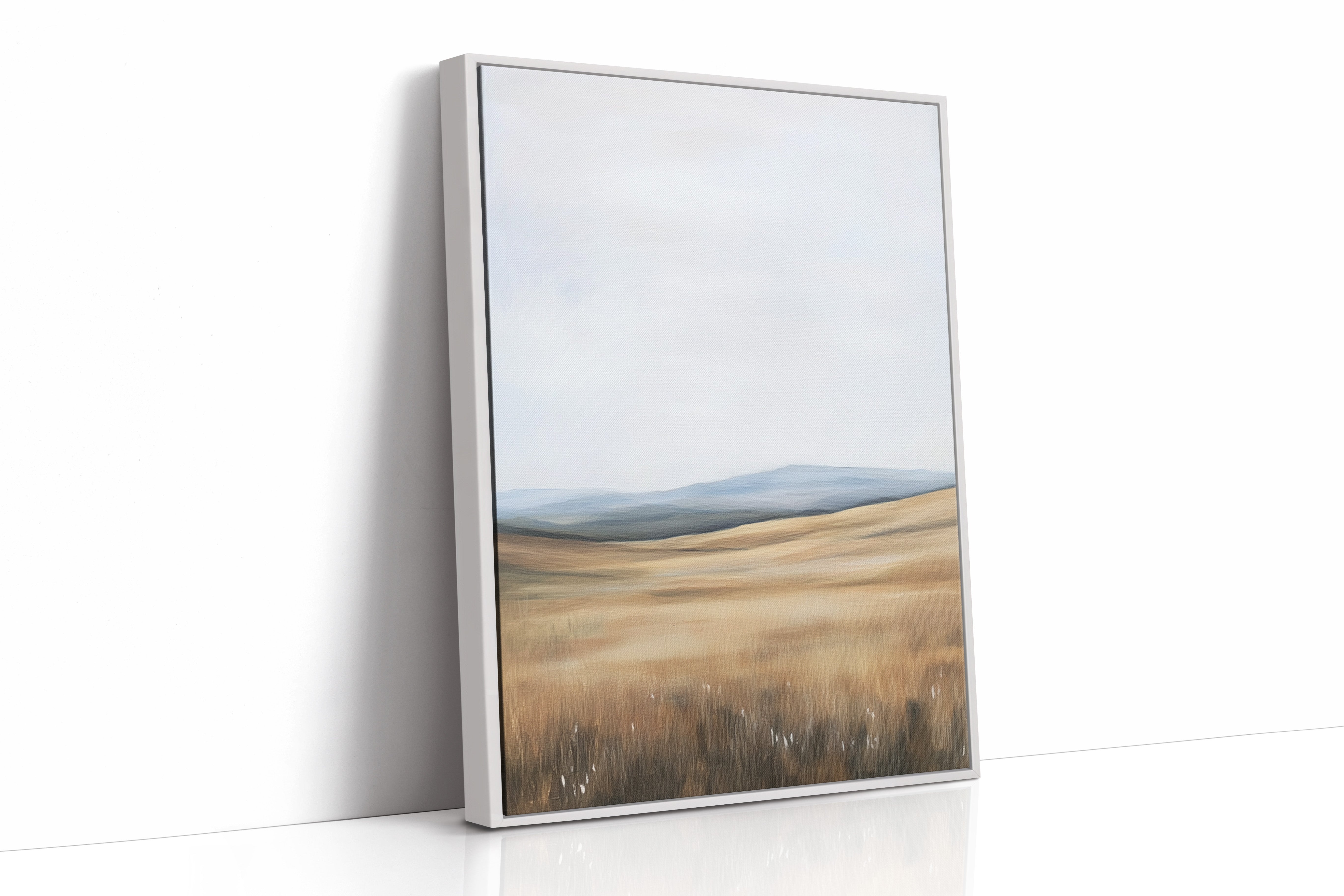 AL0051 - Premium Art Print - White Framed Canvas image 1