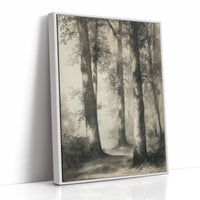 AL0052 - Premium Art Print - White Framed Canvas image 1