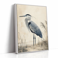 AL0054 - Premium Art Print - White Framed Canvas image 1