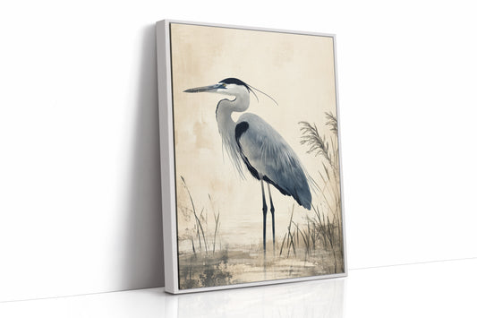 AL0054 - Premium Art Print - White Framed Canvas image 1