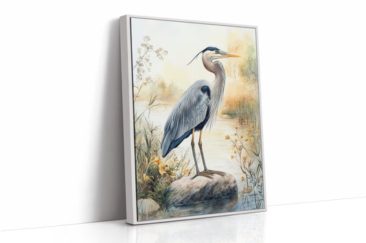 AL0056 - Premium Art Print - White Framed Canvas image 1
