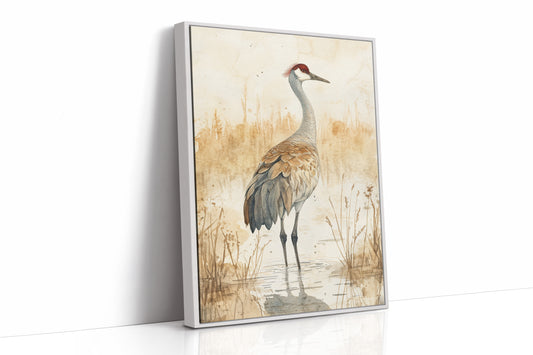 AL0058 - Premium Art Print - White Framed Canvas image 1