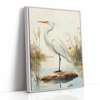 AL0059 - Premium Art Print - White Framed Canvas image 1