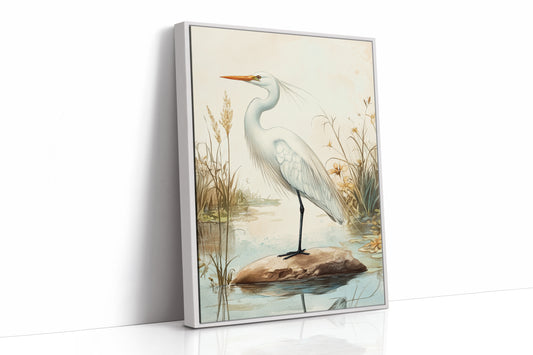 AL0059 - Premium Art Print - White Framed Canvas image 1