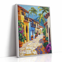 AL0060 - Premium Art Print - White Framed Canvas image 1