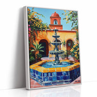 AL0061 - Premium Art Print - White Framed Canvas image 1