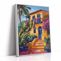 AL0062 - Premium Art Print - White Framed Canvas image 1