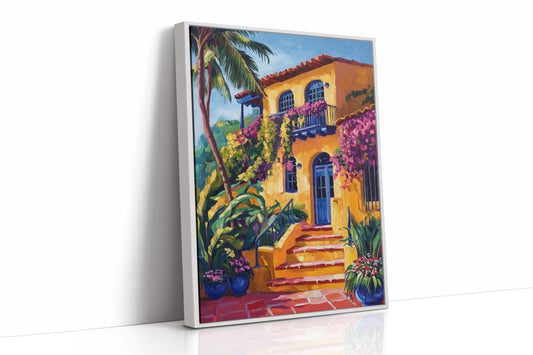 AL0062 - Premium Art Print - White Framed Canvas image 1