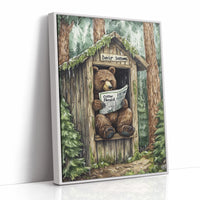 AL0064 - Premium Art Print - White Framed Canvas image 1