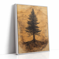 AL0065 - Premium Art Print - White Framed Canvas image 1