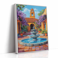 AL0067 - Premium Art Print - White Framed Canvas image 1