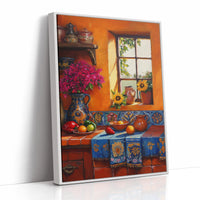 AL0068 - Premium Art Print - White Framed Canvas image 1