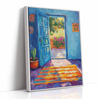 AL0070 - Premium Art Print - White Framed Canvas image 1