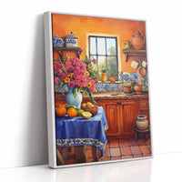 AL0071 - Premium Art Print - White Framed Canvas image 1