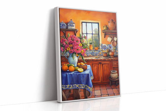 AL0071 - Premium Art Print - White Framed Canvas image 1