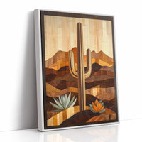 AL0072 - Premium Art Print - White Framed Canvas image 1