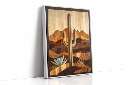 AL0072 - Premium Art Print - White Framed Canvas image 1