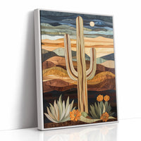 AL0073 - Premium Art Print - White Framed Canvas image 1
