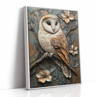 AL0074 - Premium Art Print - White Framed Canvas image 1