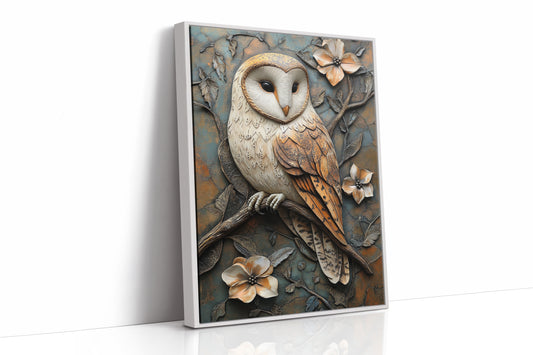 AL0074 - Premium Art Print - White Framed Canvas image 1