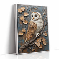 AL0075 - Premium Art Print - White Framed Canvas image 1
