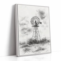 AL0076 - Premium Art Print - White Framed Canvas image 1