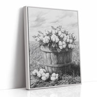 AL0077 - Premium Art Print - White Framed Canvas image 1