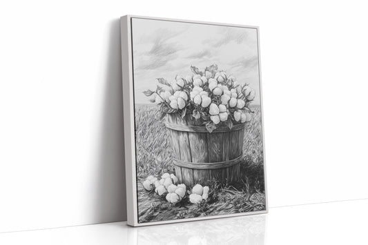AL0077 - Premium Art Print - White Framed Canvas image 1