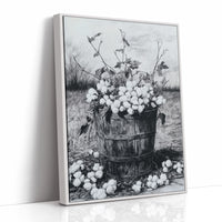 AL078 - Premium Art Print - White Framed Canvas image 1