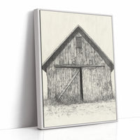 AL0079 - Premium Art Print - White Framed Canvas image 1