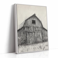 AL0080 - Premium Art Print - White Framed Canvas image 1