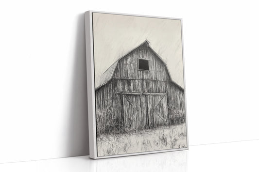AL0080 - Premium Art Print - White Framed Canvas image 1
