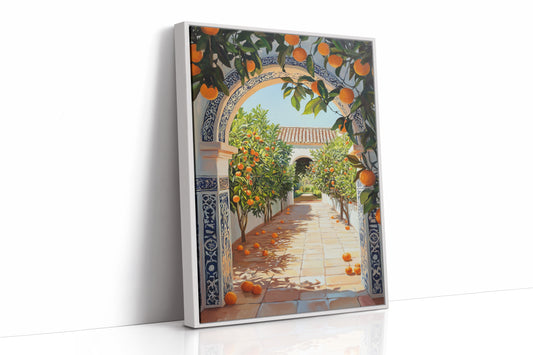 AL0081 - Premium Art Print - White Framed Canvas image 1