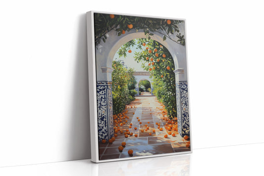 AL0082 - Premium Art Print - White Framed Canvas image 1