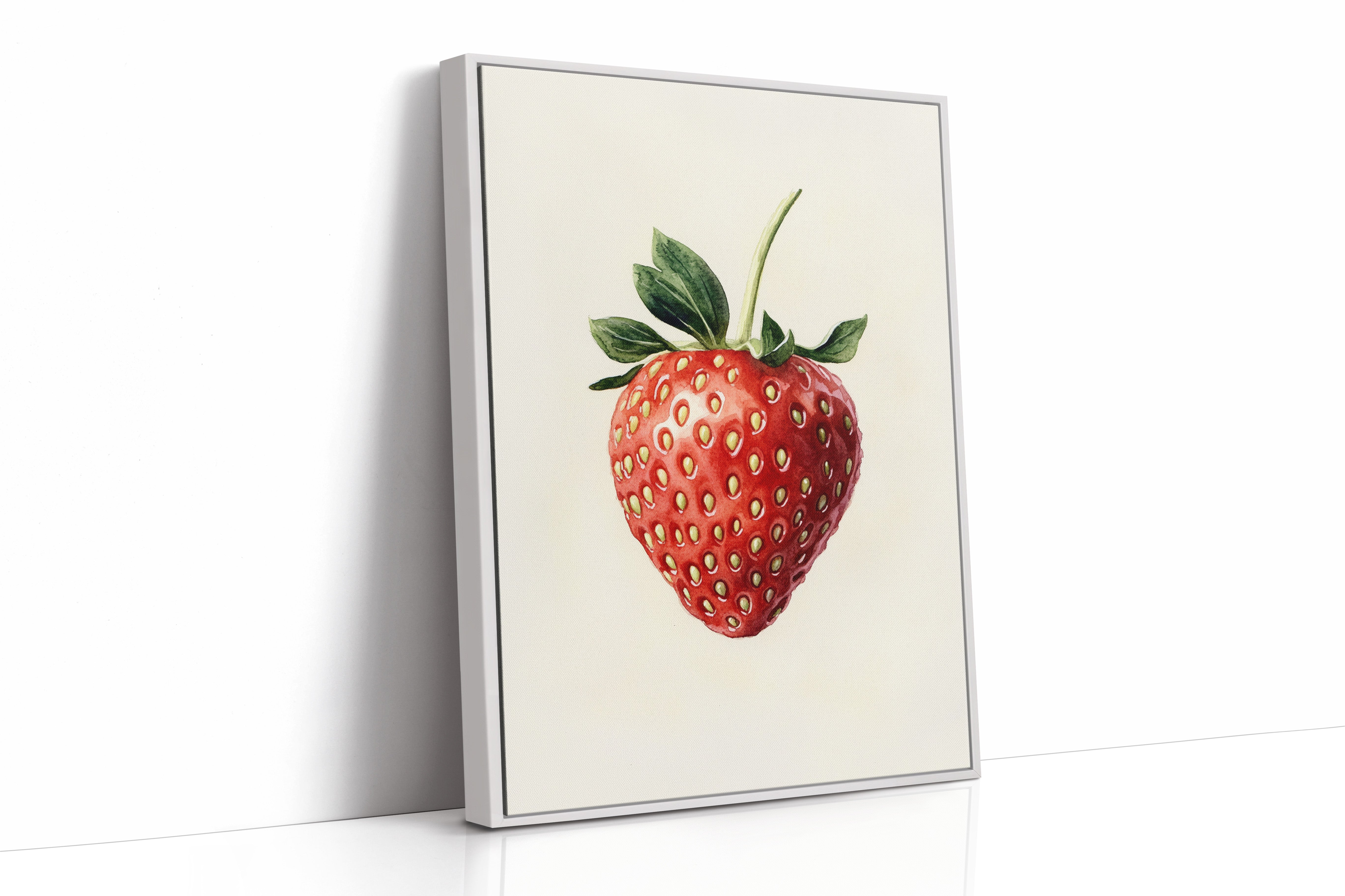 AL0083 - Premium Art Print - White Framed Canvas image 1