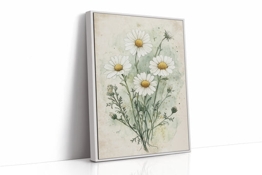 AL0085 - Premium Art Print - White Framed Canvas image 1