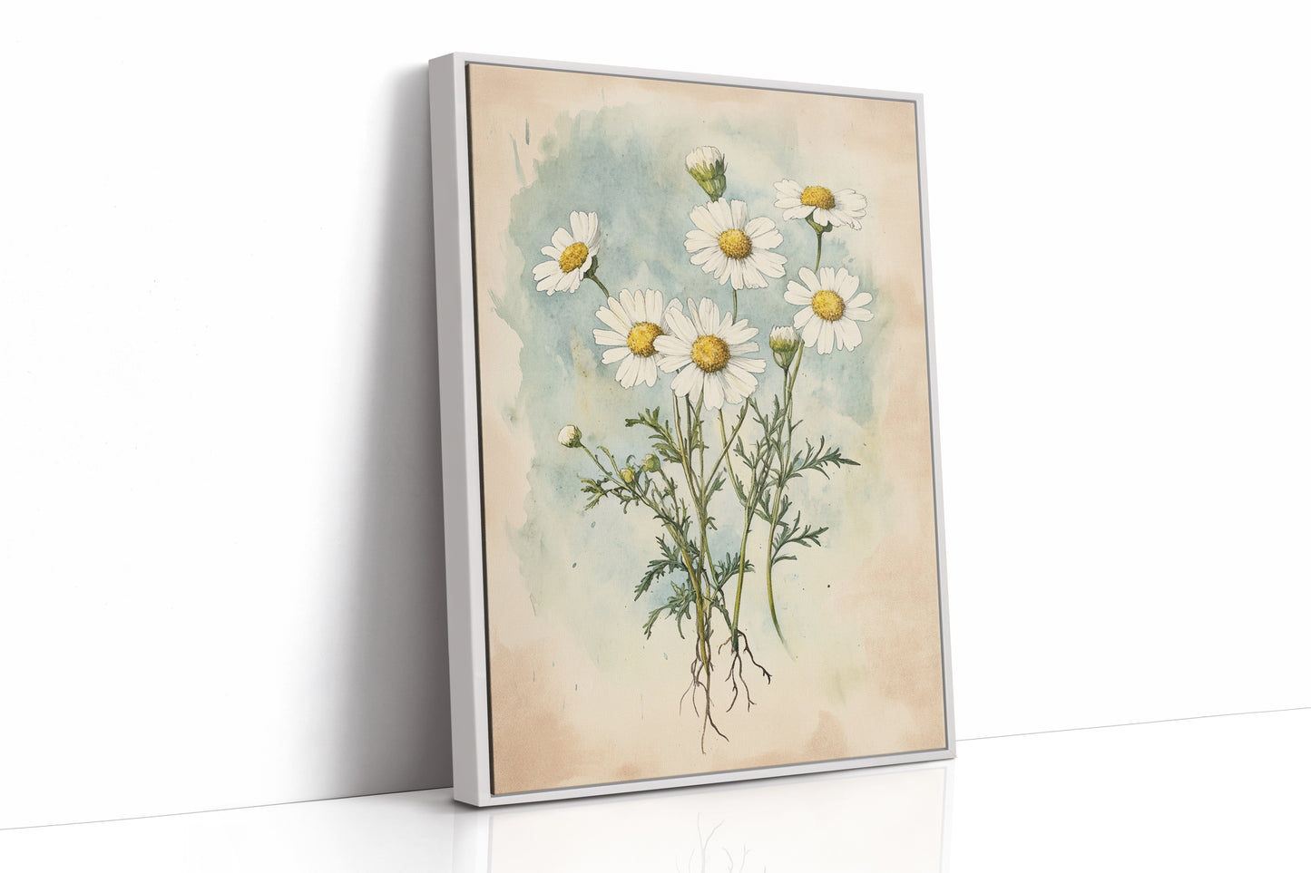 AL0086 - Premium Art Print - White Framed Canvas image 1
