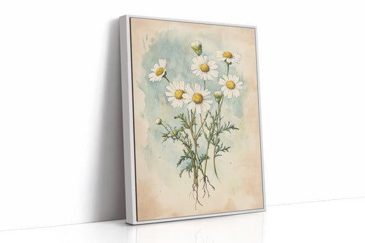 AL0086 - Premium Art Print - White Framed Canvas image 1