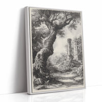 AL0092 - Premium Art Print - White Framed Canvas image 1