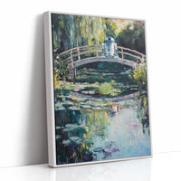 AL0093 - Premium Art Print - White Framed Canvas image 1